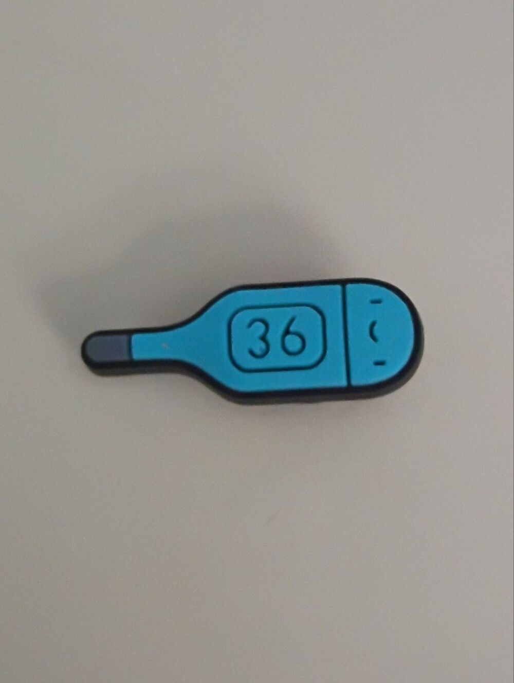 10 for $10 Jibbitz Croc Charm - Medical Thermometer Blue Smiley Temperature